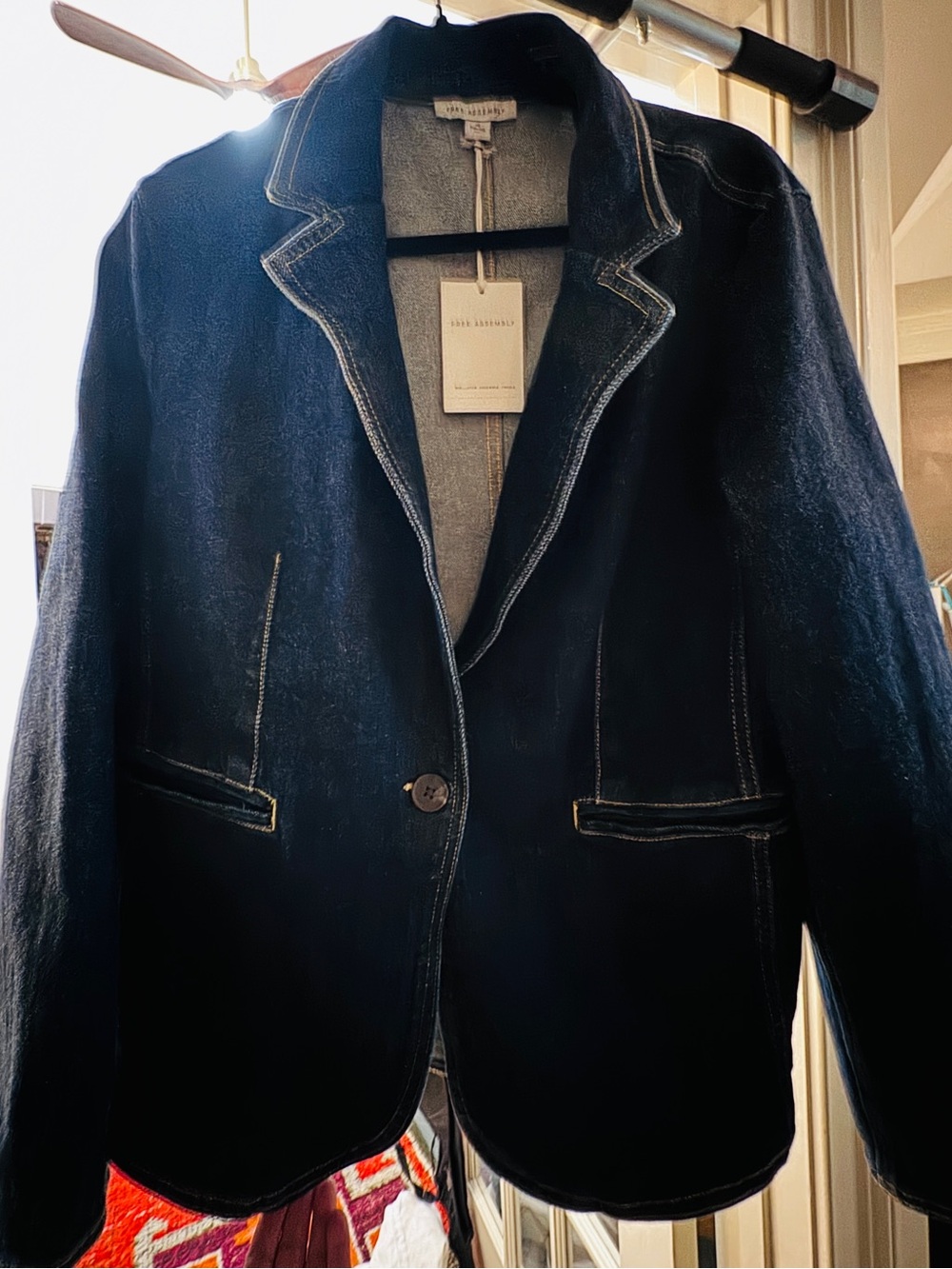 Women's Dark Denim Free Assembly Blazer